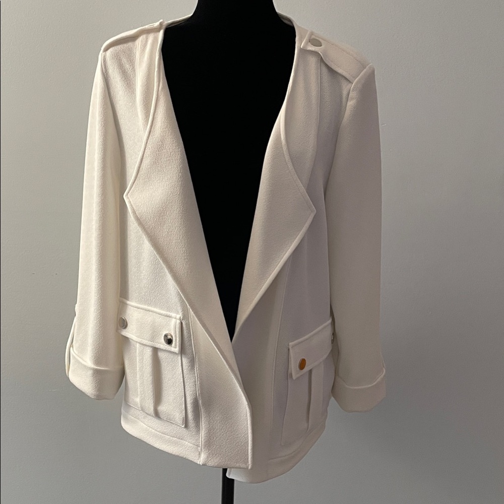 Kasper Elegant White Jacket